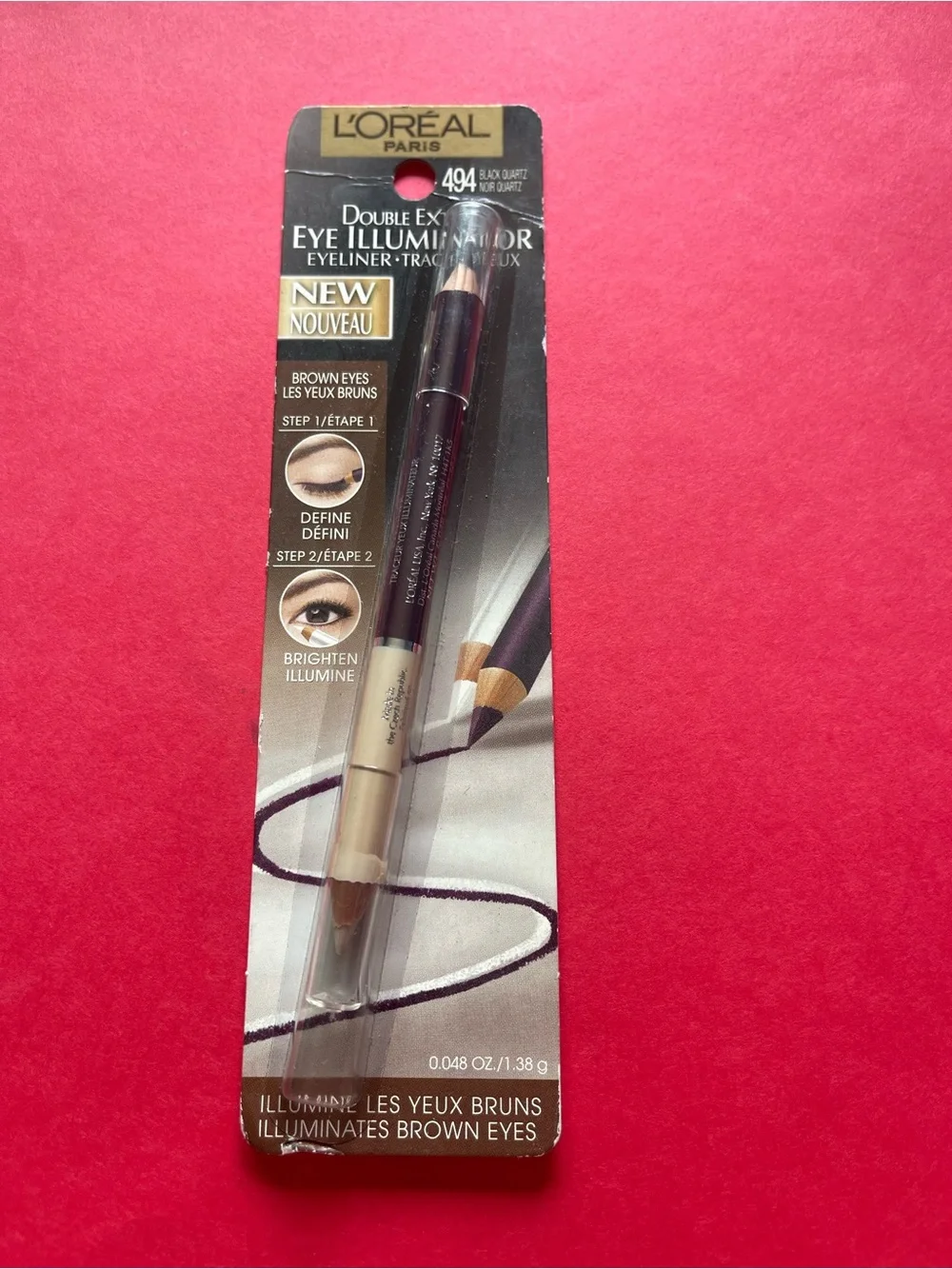 L'Oreal Double Eye Illuminator - Beige & Deep Brown